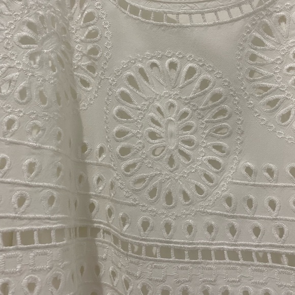 Solitaire Swim - White Beach Cover Up - M - Picture 2 of 7